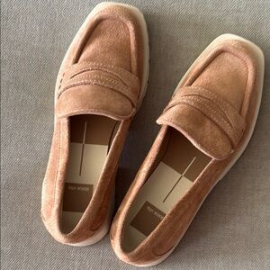 Dolce Vita Tan Suede Loafers
